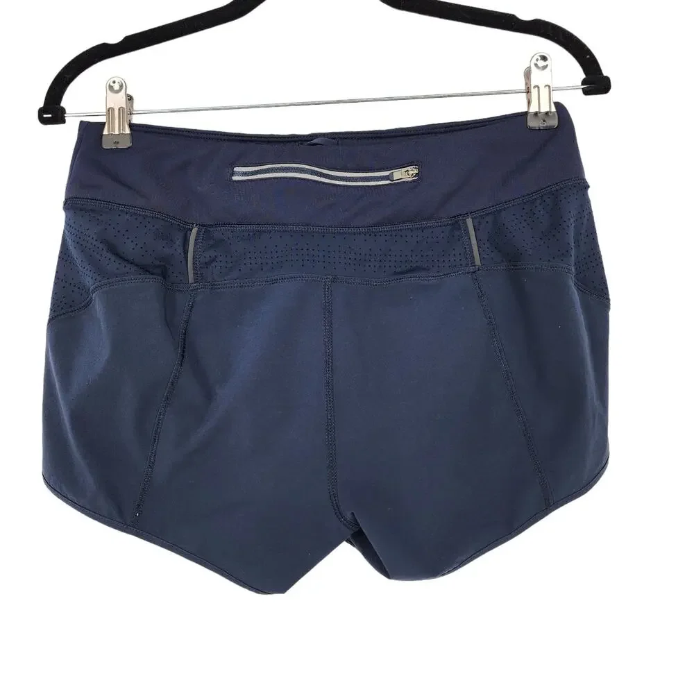 Athleta Women's Athletic Track This Run Hike Casual Shorts Navy Size Small